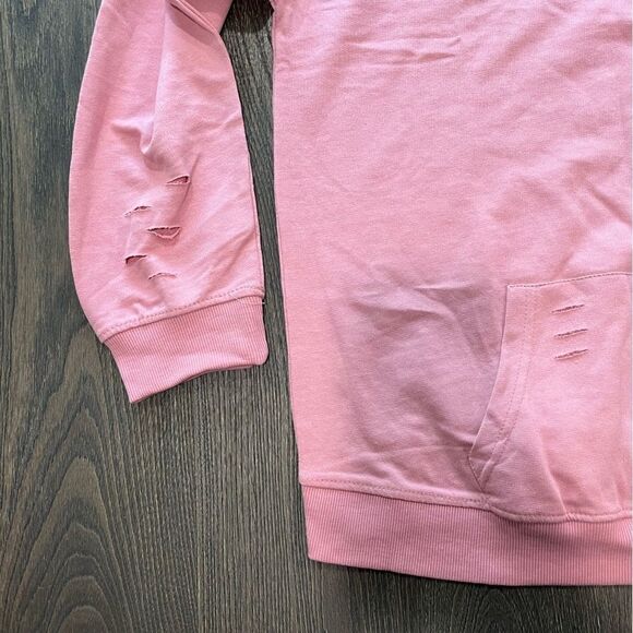 NWT Love Circle Maternity Bubblegum Pink Sweatshirt Size S - Picture 6 of 11